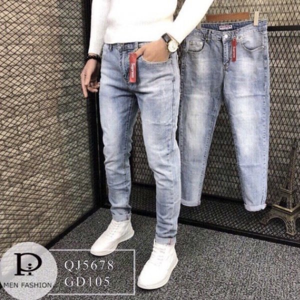  [HCM] [FREESHIP 99K] [Ảnh] Quần Jeans 2 Màu Xanh Đen Rất Siêu Bền Cho Nam Nữ Đi Học Làm Chơi 12+++ QJNA5678 - Màu sắc Xanh Size 30