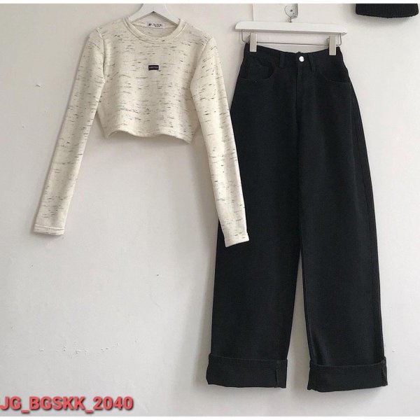  Baggy kaki đen_ JG - 2040 - Màu sắc ĐEN Size M