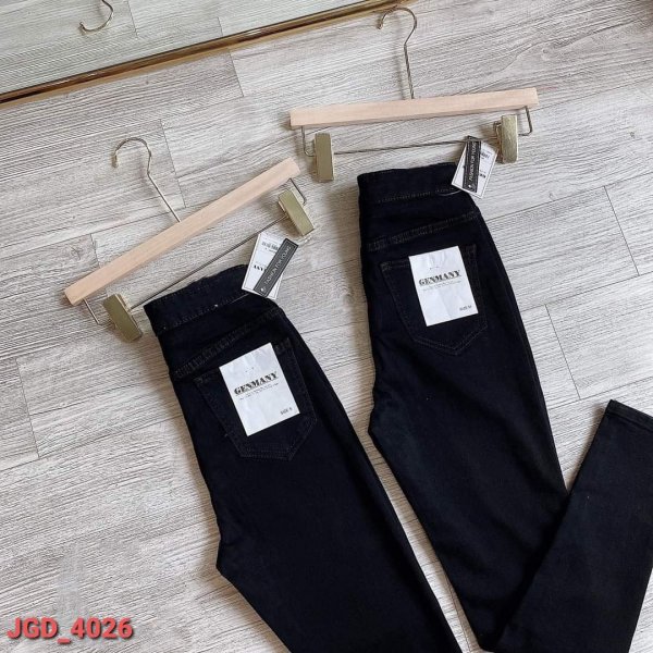  Quần Jean Dài Đen Nữ Không túi JG_4026 - Màu sắc Đen Size 31