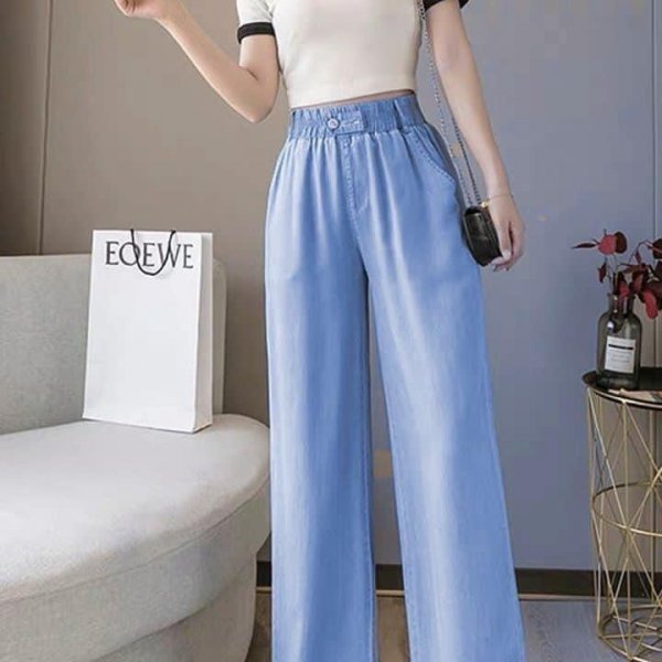  Quần jean Suông Giấy Dành Cho Nữ - Màu sắc Đen Size S