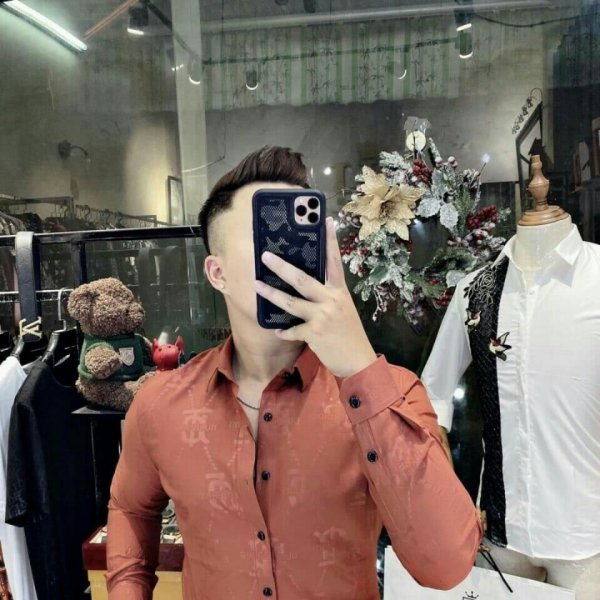  Áo Sơ Mi Cam Đất Dành Cho Nam Nữ - Màu sắc Cam Đất Size M