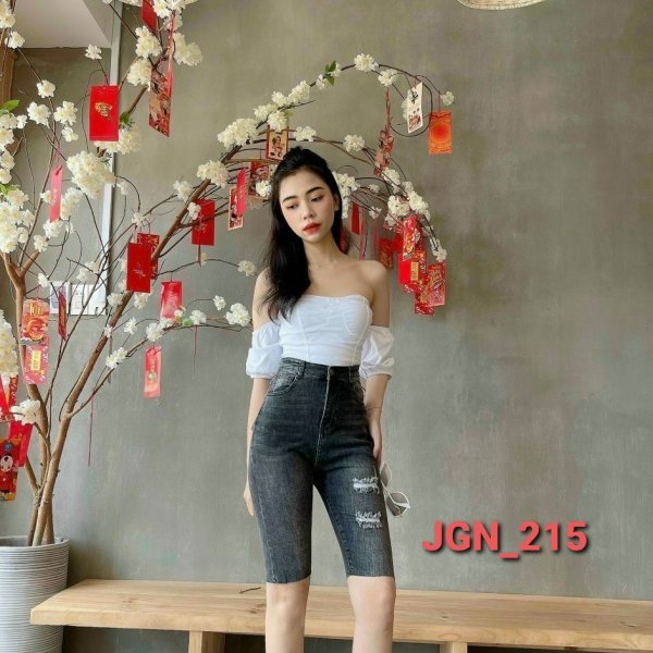  Quần Jean Ngố Rách JG_NR - Màu sắc XÁM Size 27