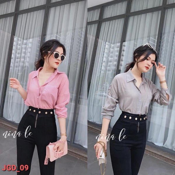  Dài nữ lưng kiểu ,dây kéo_JGD09 - Màu sắc Đen Size 30