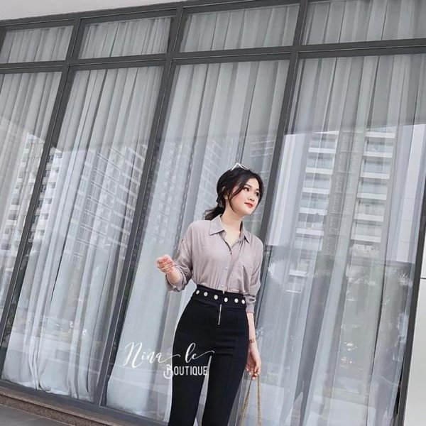  Dài nữ lưng kiểu ,dây kéo_JGD09 - Màu sắc Đen Size 30