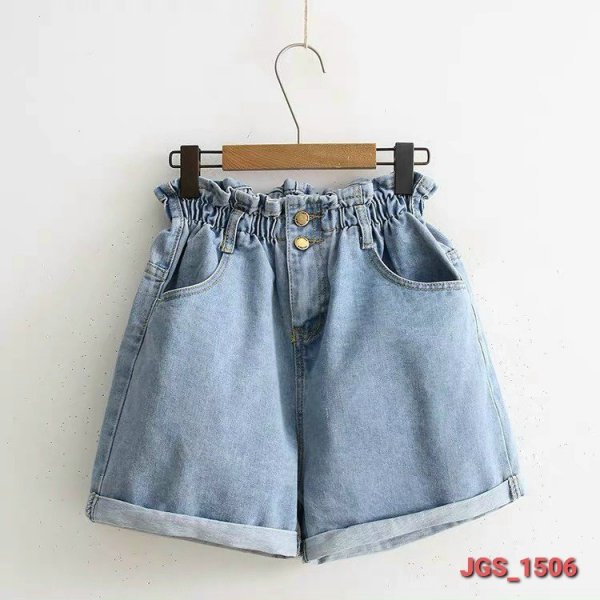  Quần Ngố Short Lưng Thun JG_1506 - Màu sắc Xanh Size L